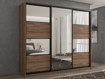 Шкаф-купе Кааппи 5 Орех Тьеполло 210х60х230 см