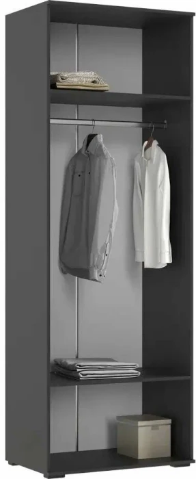 Норд Шкаф 2-х ств. 800 2шт + Пенал открытый 300 Графит