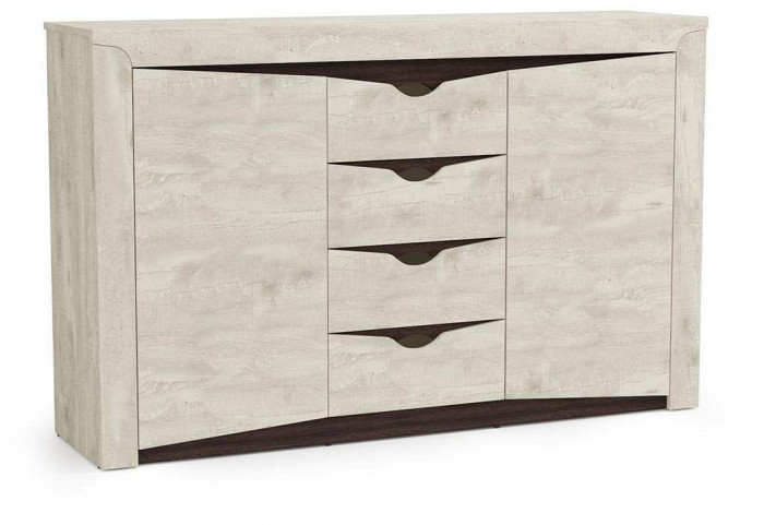 33.19 Лючия тумба бетон пайн белый/венге