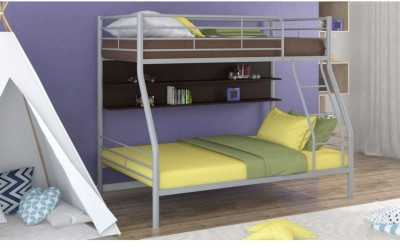 Двухъярусная кровать Гранада-2П (Белый, Слоновая кость)