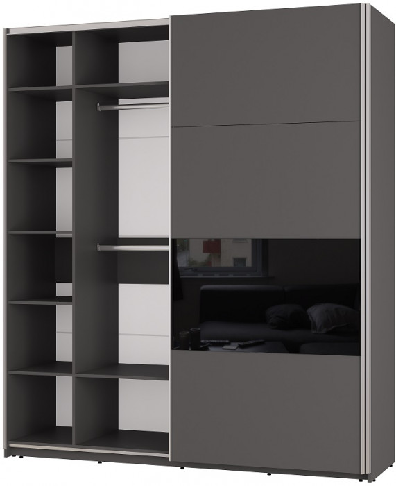 Шкаф-купе ШКК-10 Харви, Графит