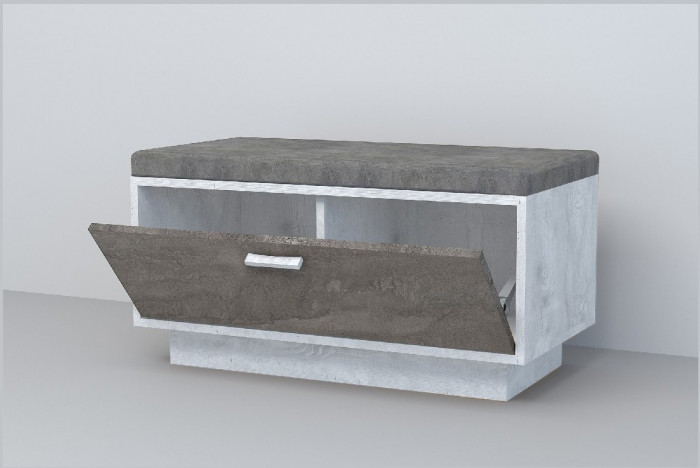 Эго Обувница ОБ-1 ПД (Камень Темный/Дуб Крафт Золотой)