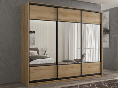 Шкаф-купе Кааппи 6 Эвок Прибрежный 240х45х230 см