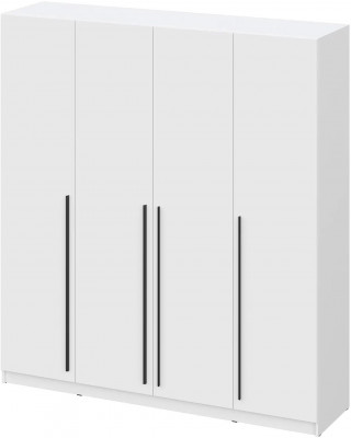 шкаф распашной Берген ШК-2000 белое дерево/белое дерево