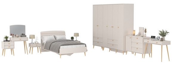 Афина Спальня 41-1200, цвет кашемир серый, сп.м. 1200х2000 мм., б/м, основание есть - фанера