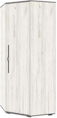 Бастион Шкаф угловой Дуб Крафт белый / Серый шифер