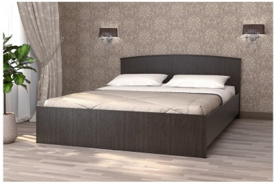 Кровать арт.032, низкий щиток, 160 (Венге)