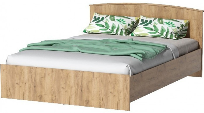 Кровать арт.032, низкий щиток, 160 (Венге)