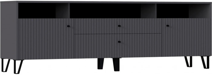 Оливия Тумба ТВ (Шарли мокко, Глиняный серый)