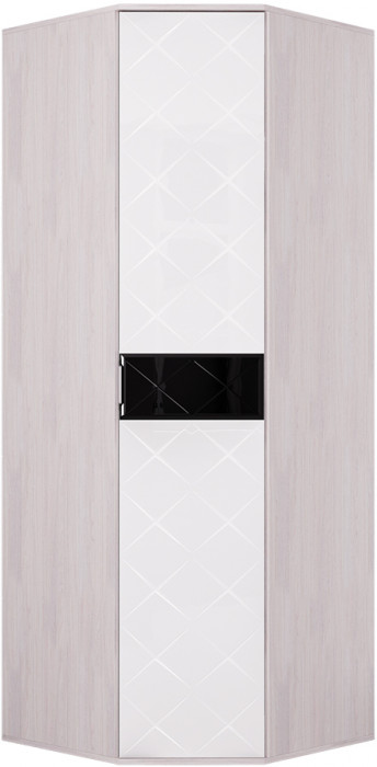 "Кимберли" ШК-28 ясень белый/белый глянец