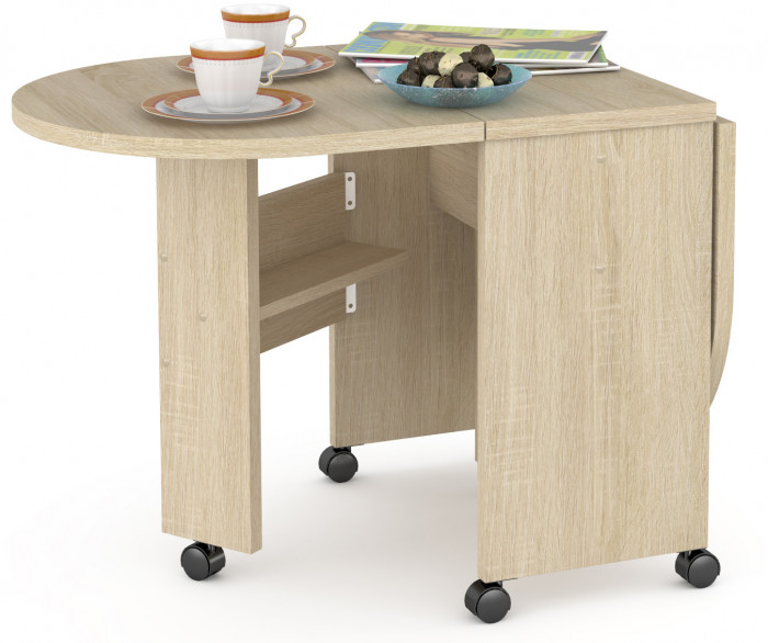 Глория 601 Стол-книжка журнальный, дуб сонома