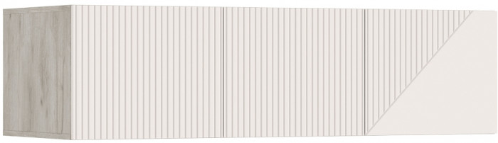 Антресоль к шкафу Ирис (1350), Крафт серый/Кашемир