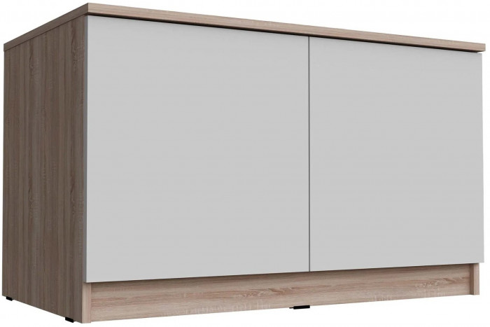 Челси Антресоль-тумба универсальная (Графит, Графит)