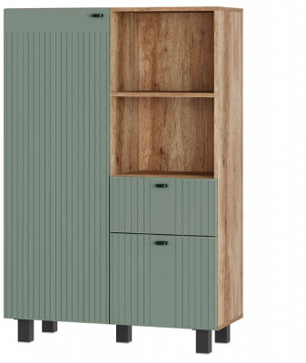 &quot;Олива&quot; ШК-16 шкаф Дуб каньон/Эвкалипт софт MF12