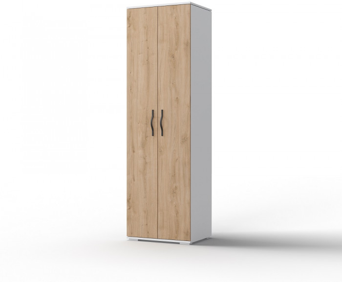 Шкаф для одежды "Элана" - Аляска/Дуб артизан