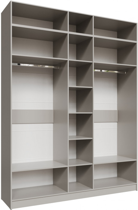 Шкаф 2,0 с антресолью Мадрид, Кашемир