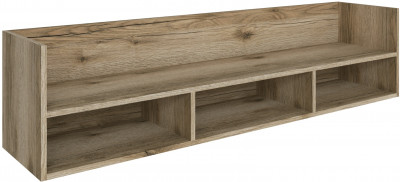 Полка навесная (открытая) Мадрид ПНО-1 (1,5) дуб делано