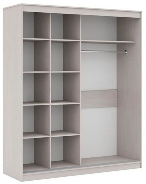 Оскар 11-1 Шкаф-Купе Ясень Шимо светлый