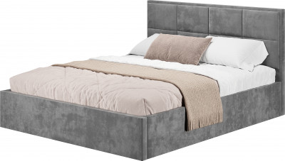 Кровать 160х200 с настилом ЛДСП Линда КР-16, Хром