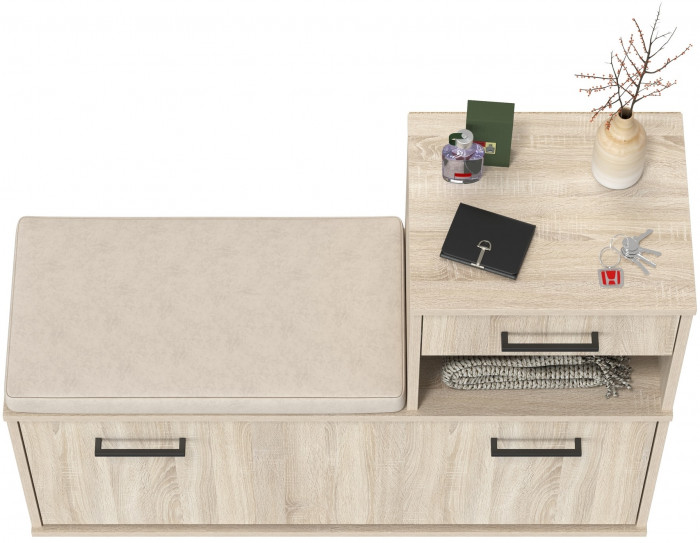 Лира ГК 2-0714дубсон Тумба под обувь, дуб сонома