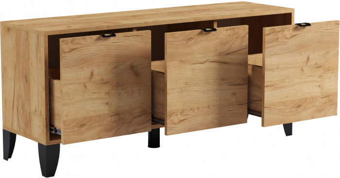 Гира Тумба для ТВ-техники ГТ-1 дуб крафт золотой