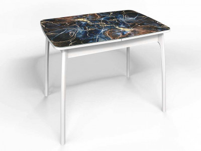 Стол СМ-5 Флорида опора массив изогнутая белый