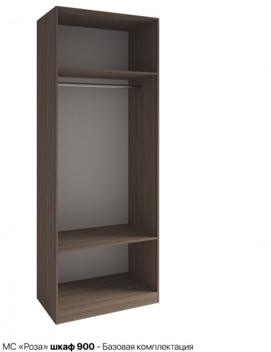 Модульная спальня Роза комп.1, Орех Франклин карамель/Белый софт