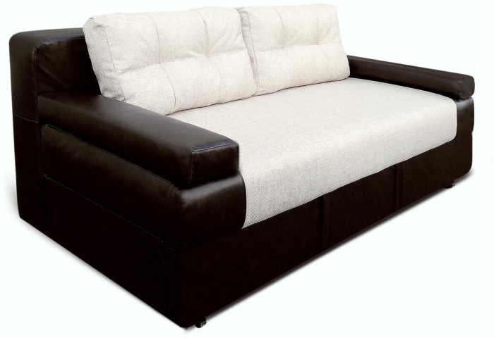 Диван-кровать Амстердам Мини Люкс, 150х195, еврокнижка, велюр, черный