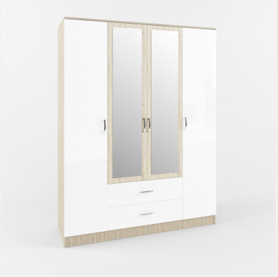 МС Софи Шкаф Сонома/Белый СШК 1600.1, Сонома/Белый