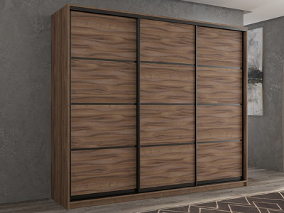 Шкаф-купе Кааппи 4 Орех Тьеполло 210х60х230 см