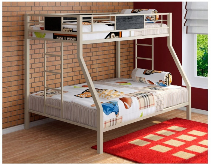 Двухъярусная кровать Гранада 140 (Серый)