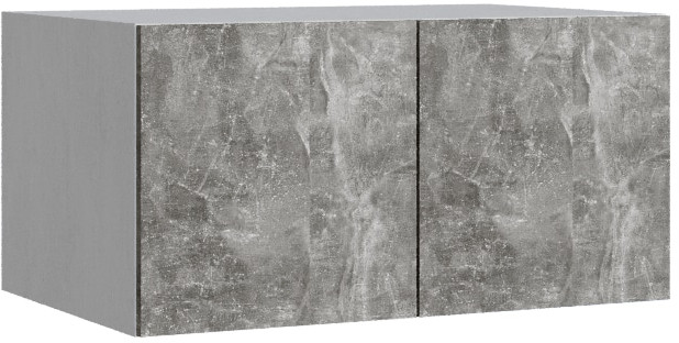 Шкаф Мадрид, композиция 9, Белый/Ателье светлое