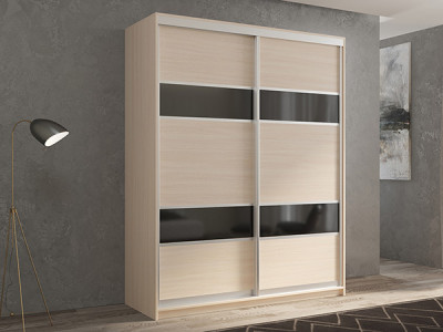 Шкаф-купе Кааппи 7 Дуб молочный 120х60х230 см