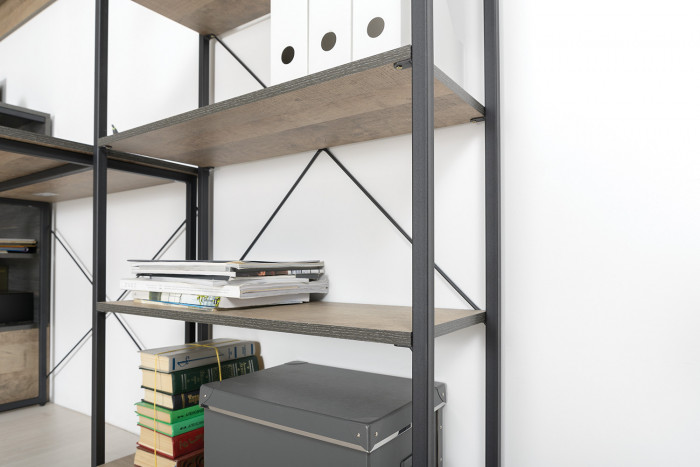 Трувор Гостиная 111, дуб гранж песочный/интра