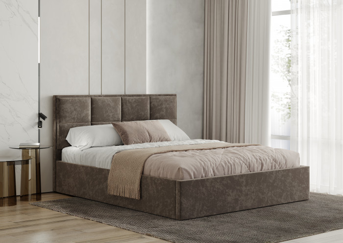 Кровать 160х200 с реечным настилом Линда КР-16, Маренго