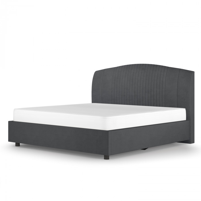 Кровать-12М с подъёмным  основанием 1400 графит