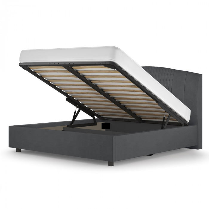 Кровать-12М с подъёмным основанием 1400 графит