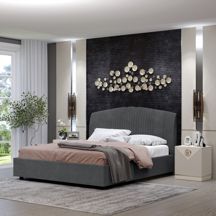 Кровать-12М с подъёмным основанием 1400 графит