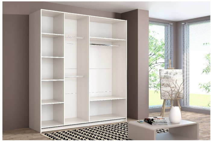 Шкаф-купе Иннэс-5 2000 Ф3/Ф3, Бодега светлый