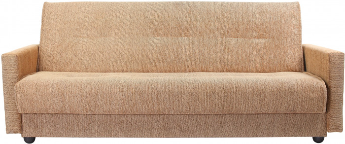 Раскладной диван-кровать, прямой, книжка, цвет бежевый, Милан 140