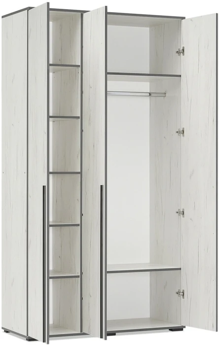 Норд Шкафы угловая композиция, Дуб крафт белый