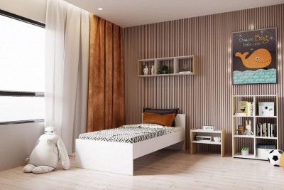 Детская Симпл комплектация 1 дуб белый