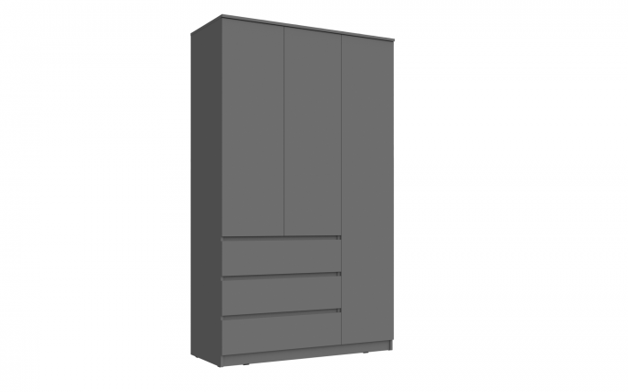 Челси Шкаф 1200 (Белый глянец, Дуб Сонома)