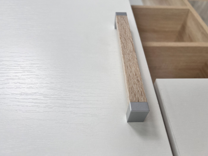 Компьютерный стол Квартет-11, Белый/Ателье светлое