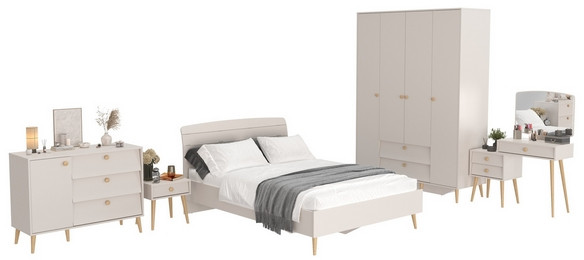 Афина Спальня 31-1400, кашемир серый