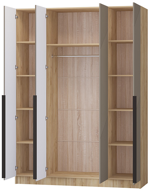 Шкаф Авис 1,6, Крафт золотой/Крема