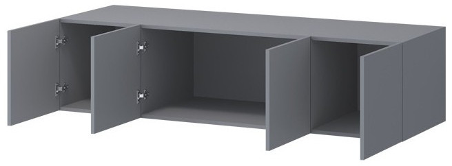 Антресоль Бастион ЛДСП 1,6 (графит)