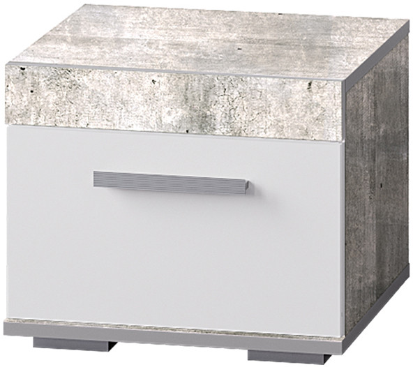 Тумба Инстайл ТБ-23, Бетон, Белый