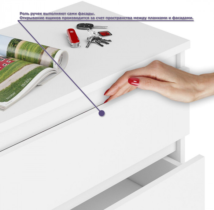Мори компьютерный стол МС-6 правый + Тумба МА900.1 + Полка 900, белый
