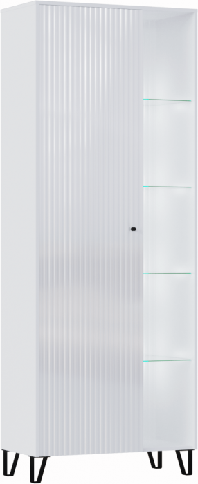 Модульная гостиная Оливия, композиция 8 (Белый, Белый глянец)